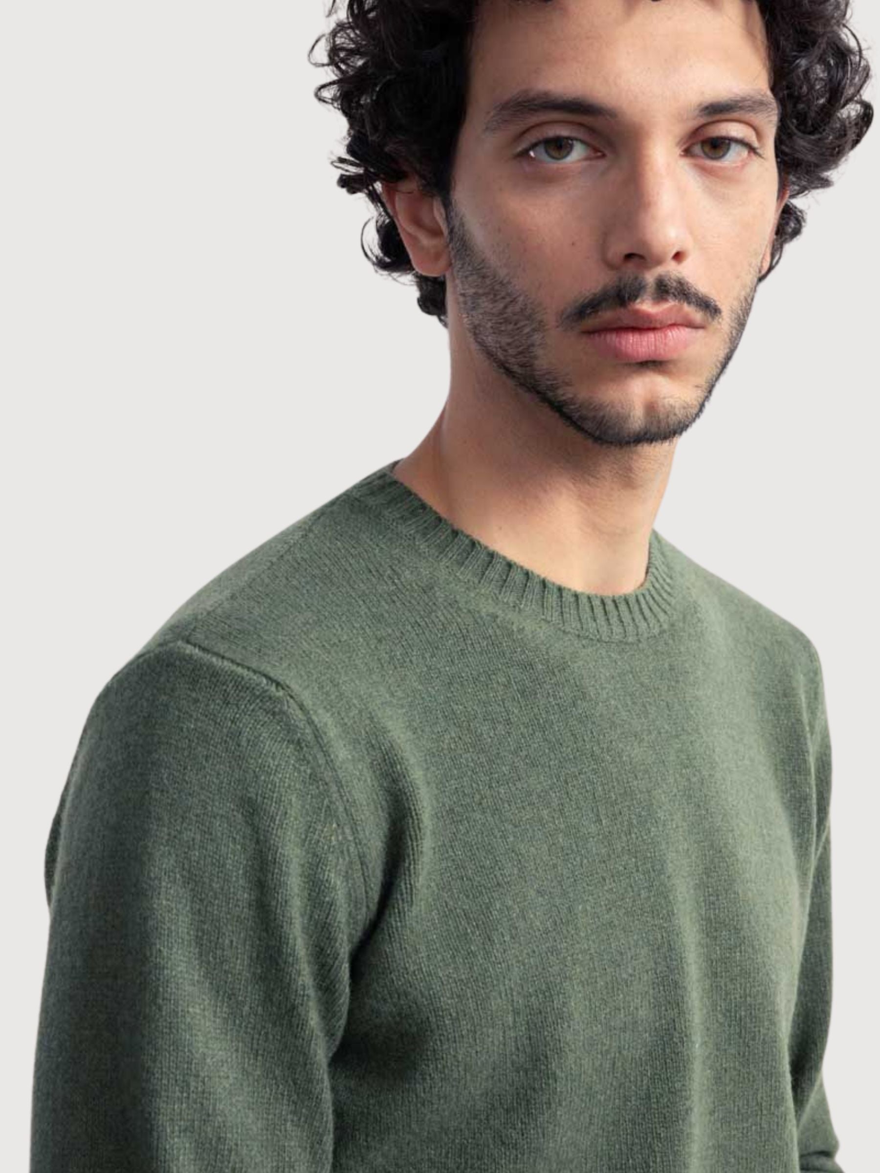 Romeo Pullover Grün Herren Cashmere | Rifo