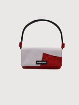 Shoulder Bag Laura White/Red | Freitag