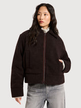 Jacket Teddy Dark Chocolate | Lanius
