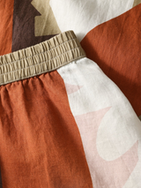 Organic Linen Printed Skirt GOTS/Vegan | Knowledge Cotton Apparel