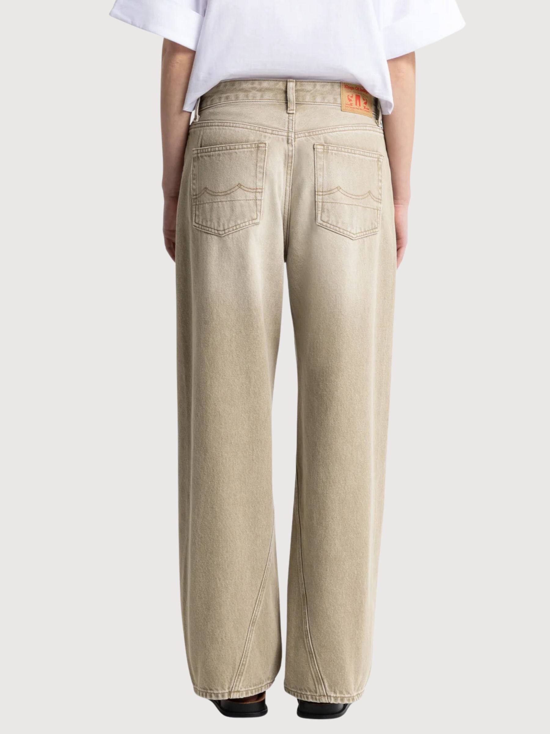Pantalone Joan Twist Donna Beige | Kings OF Indigo
