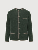 Jacket Brunhard Wool Green Dark | Stapf