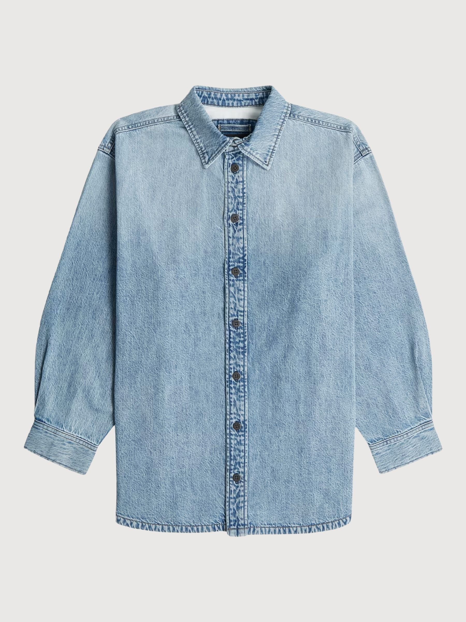 Overshirt Maxi Woman Sun Faded Cloud | G-Star