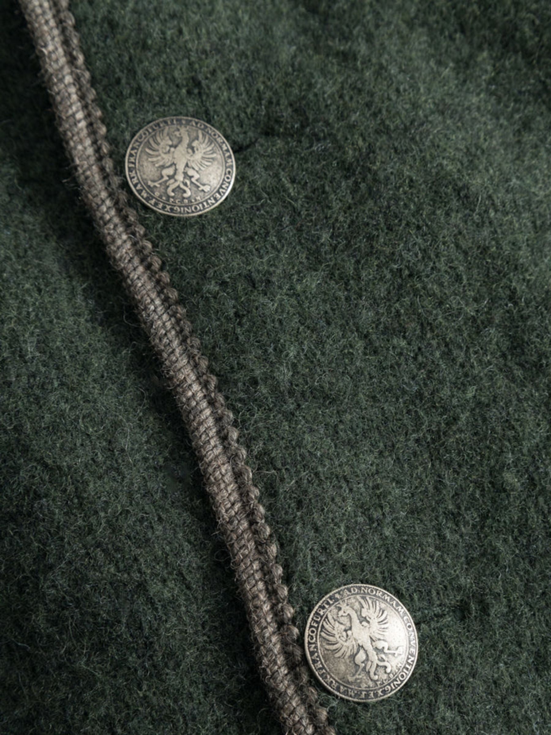 Jacket Brunhard Wool Green Dark | Stapf