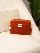 Leon Beautycase Velours Brique | Hindbag