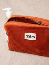 Leon Beautycase Velours Brique | Hindbag