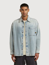 Overshirt Boxy Fit Man Vintage Bornite | G-Star