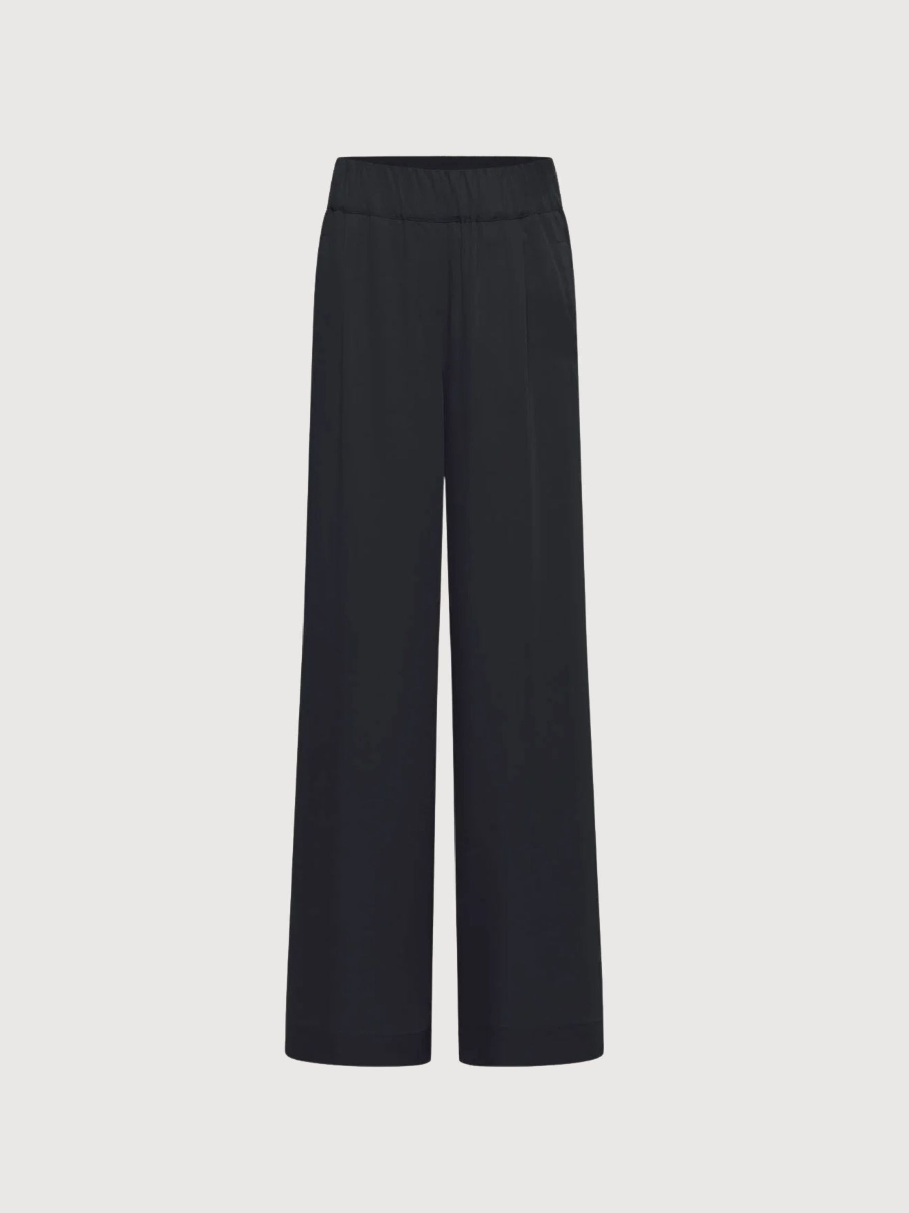 Trouser Wide Leg Midnight Woman Lyocell | Lanius
