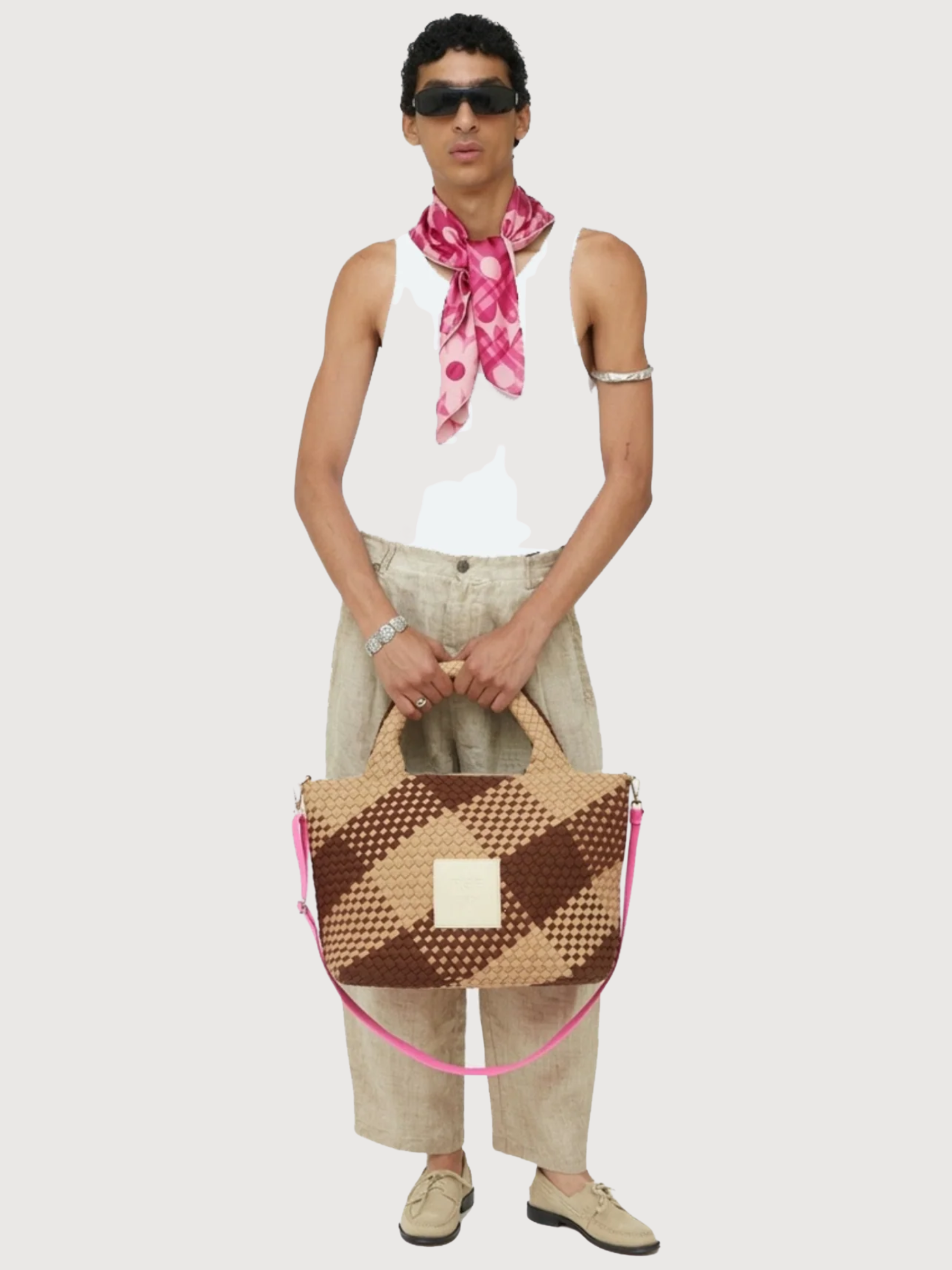 Schal Small Doubleside Pink Bloom | Verb To Do