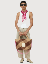 Schal Small Doubleside Pink Bloom | Verb To Do