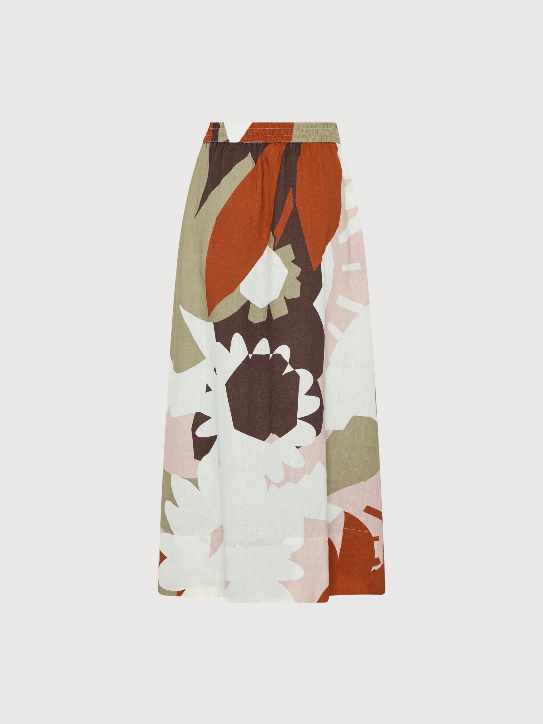 Organic Linen Printed Skirt GOTS/Vegan | Knowledge Cotton Apparel