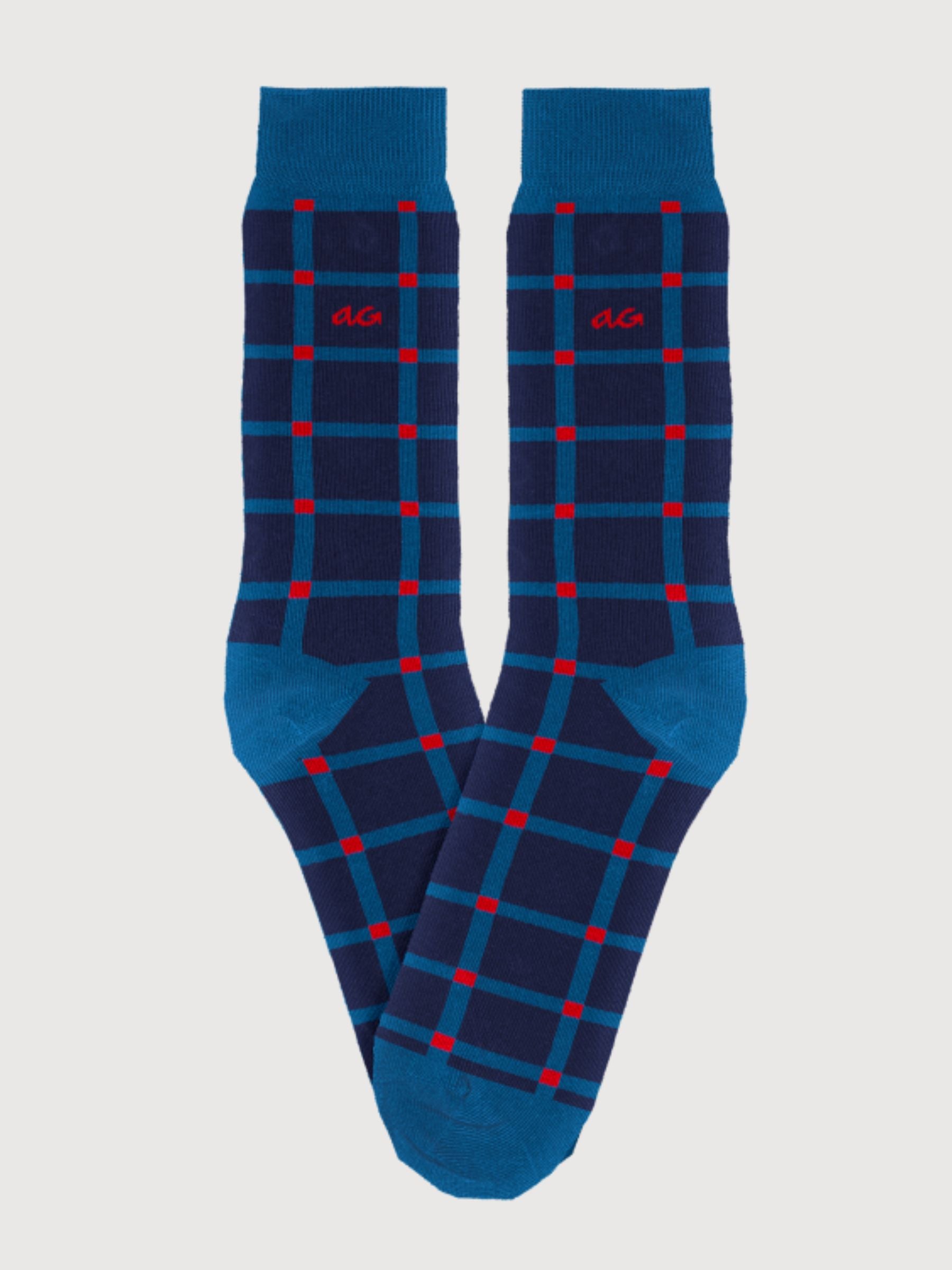 Socks Plaid Gots Cotton Unisex | Alfredo Gonzales