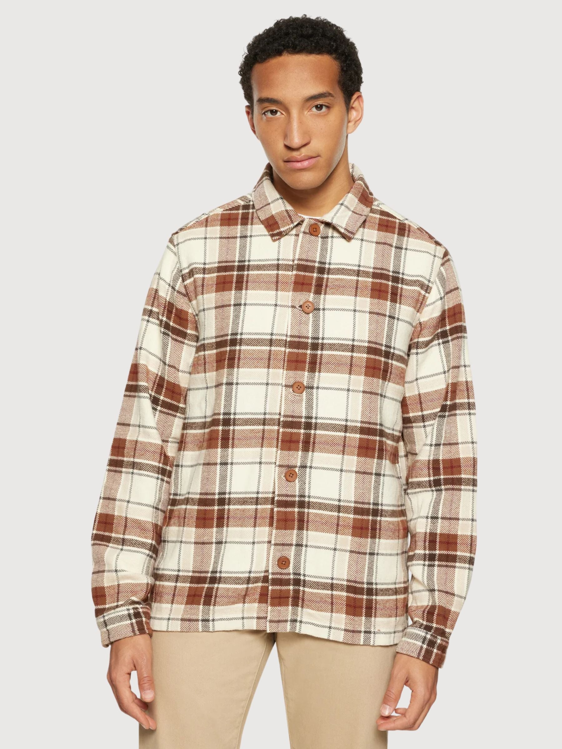 Checked Flanel Hemd Herren | Knowledge Cotton Apparel