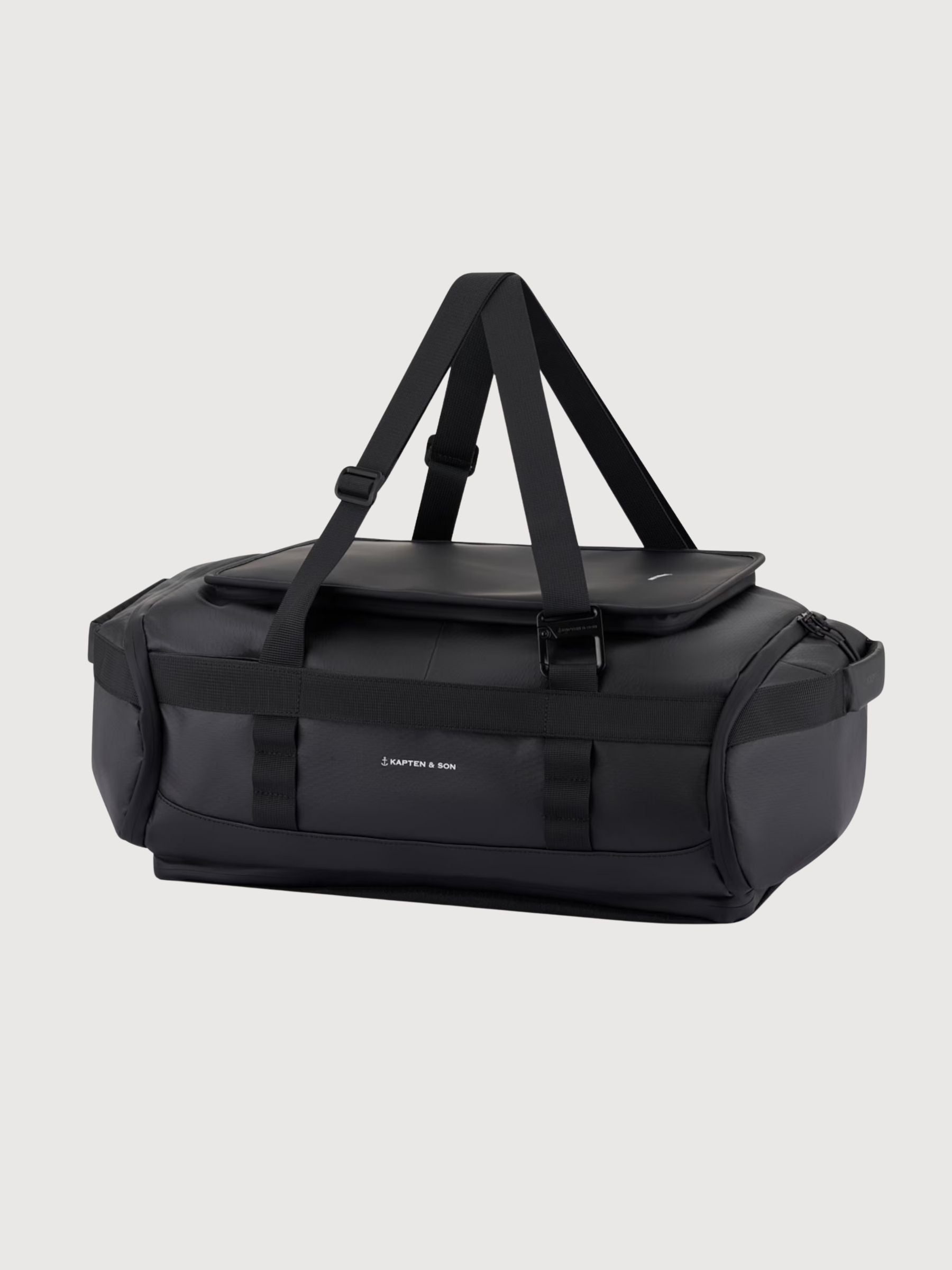 Backpack Lisbon Duffle Small Black | Kapten & Son