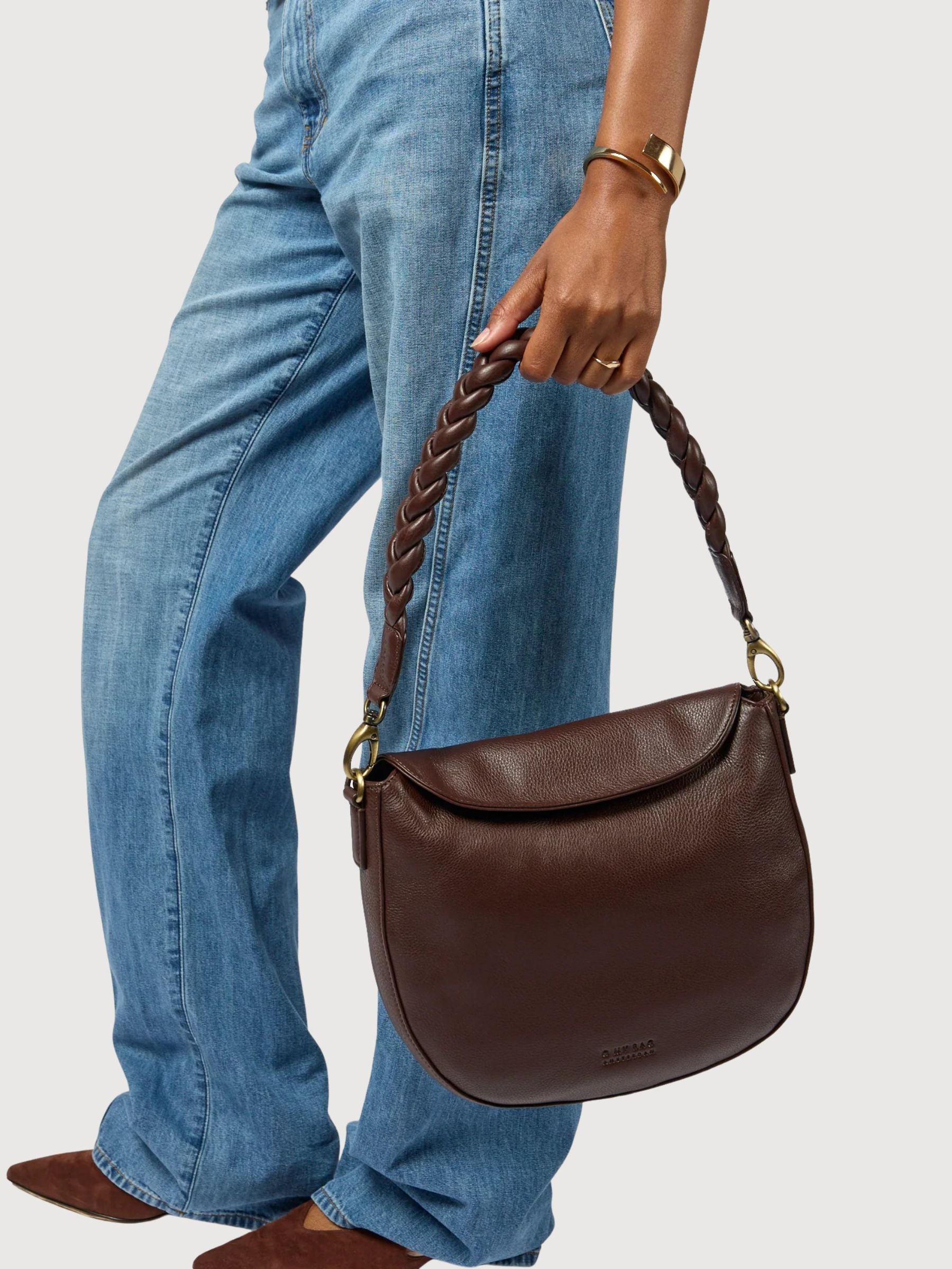 Borsa Lana Marrone Scuro | O My Bag