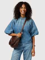 Borsa Lana Marrone Scuro | O My Bag