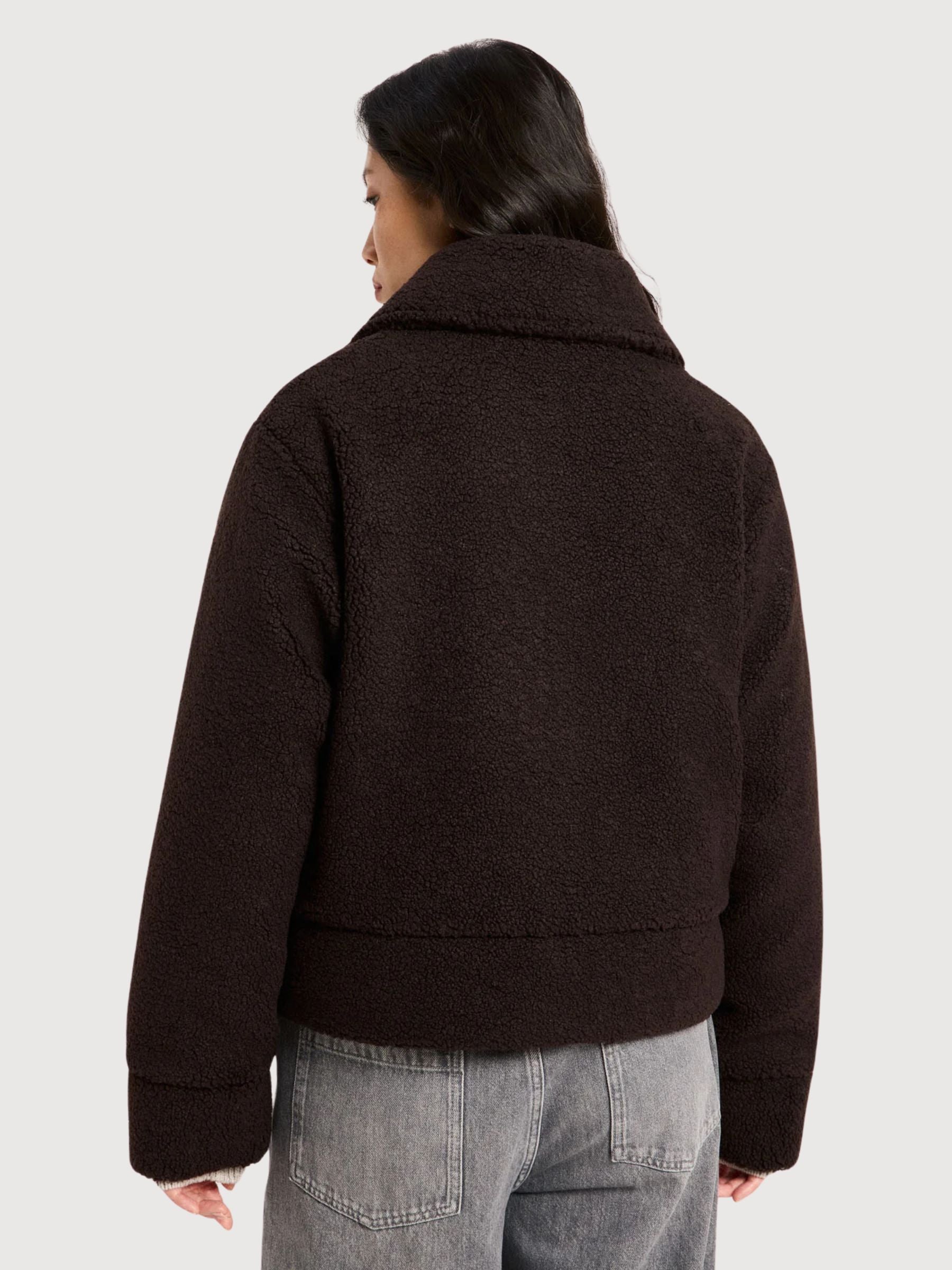 Jacket Teddy Dark Chocolate | Lanius