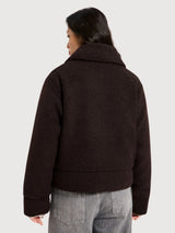 Jacket Teddy Dark Chocolate | Lanius