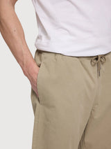 Shorts Pull-On Man LightKhaki Gots Cotton | Mazine