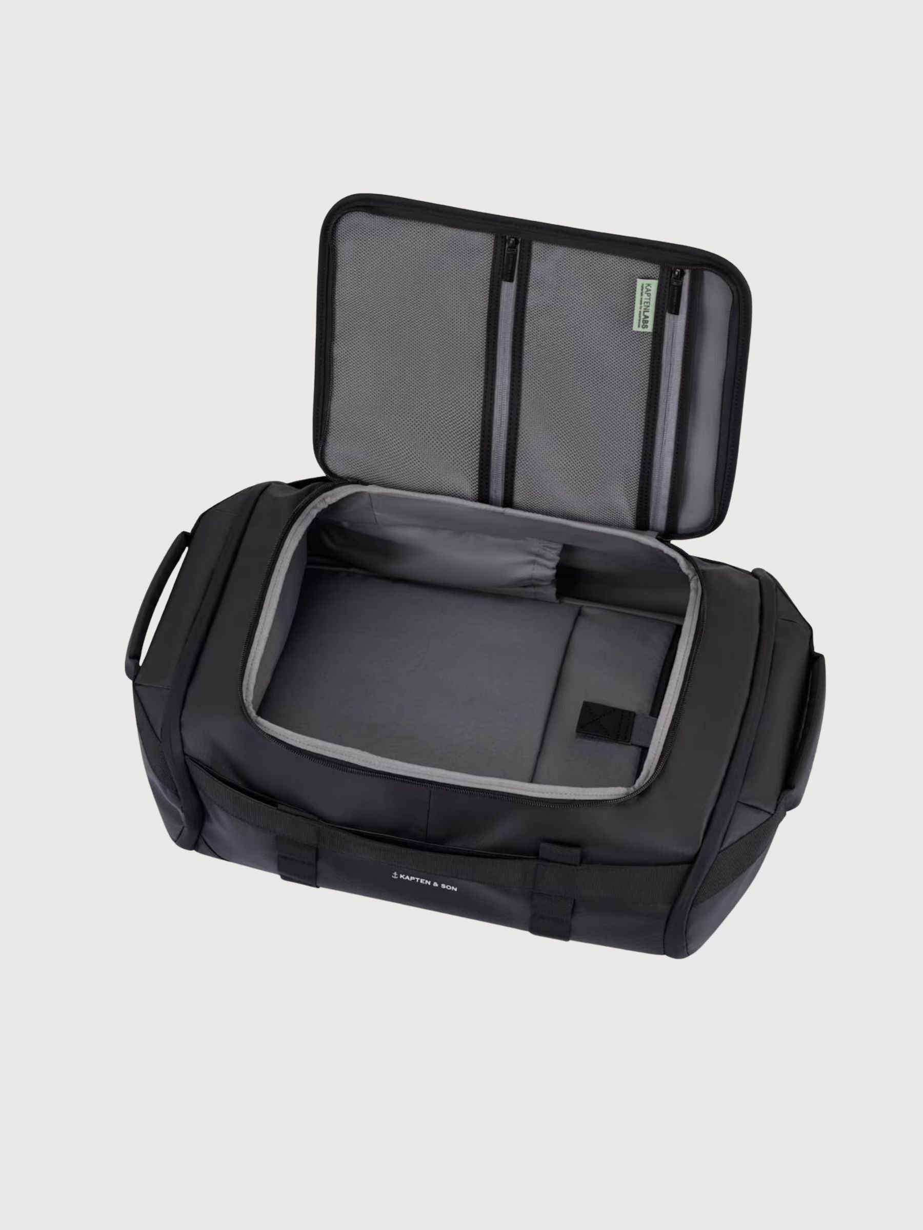 Backpack Lisbon Duffle Small Black | Kapten & Son