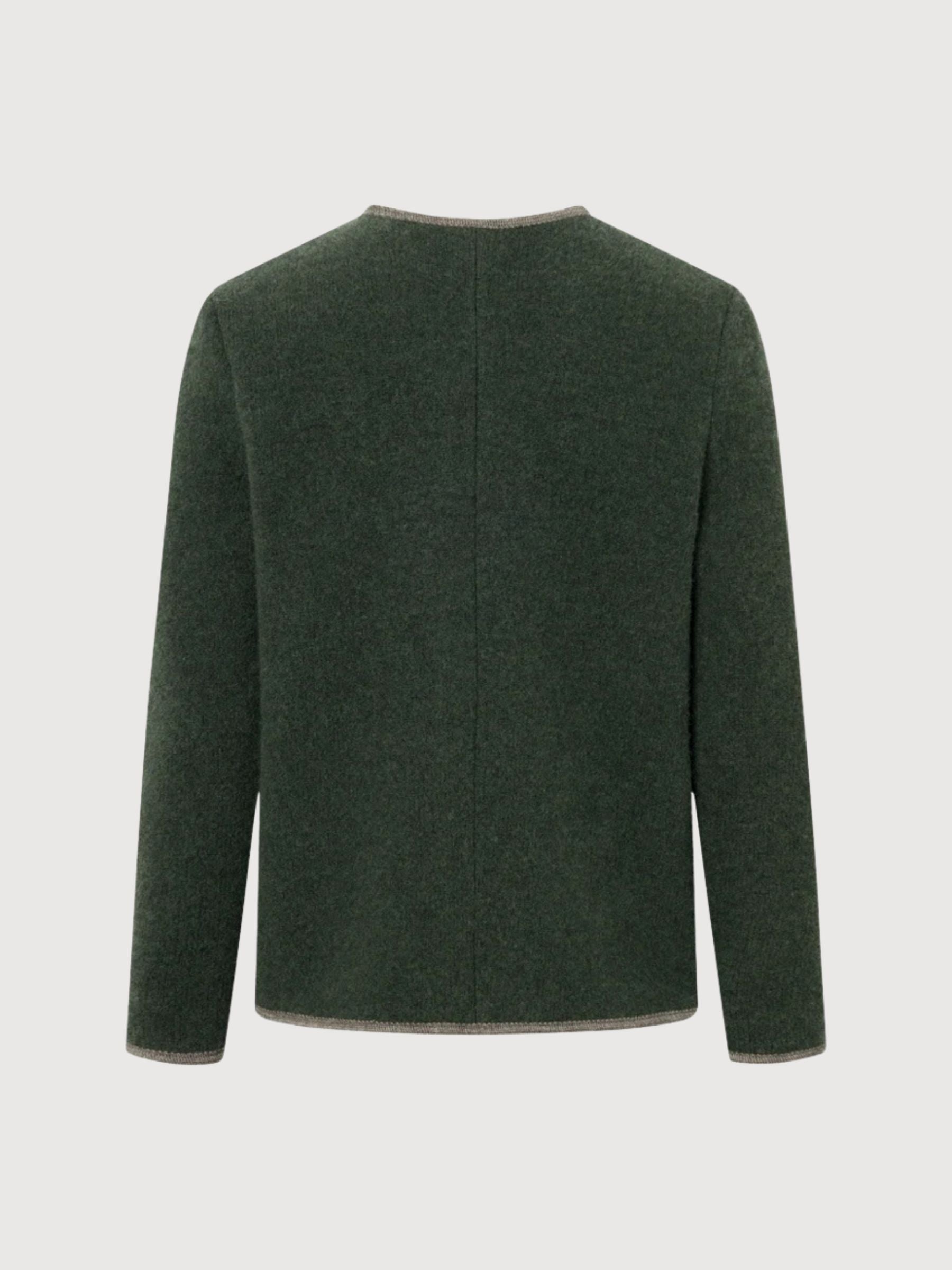 Jacket Brunhard Wool Green Dark | Stapf