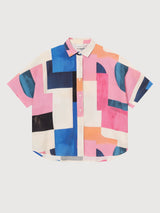 Maglietta Alsvik Abstract Block Multicolor | Dedicated