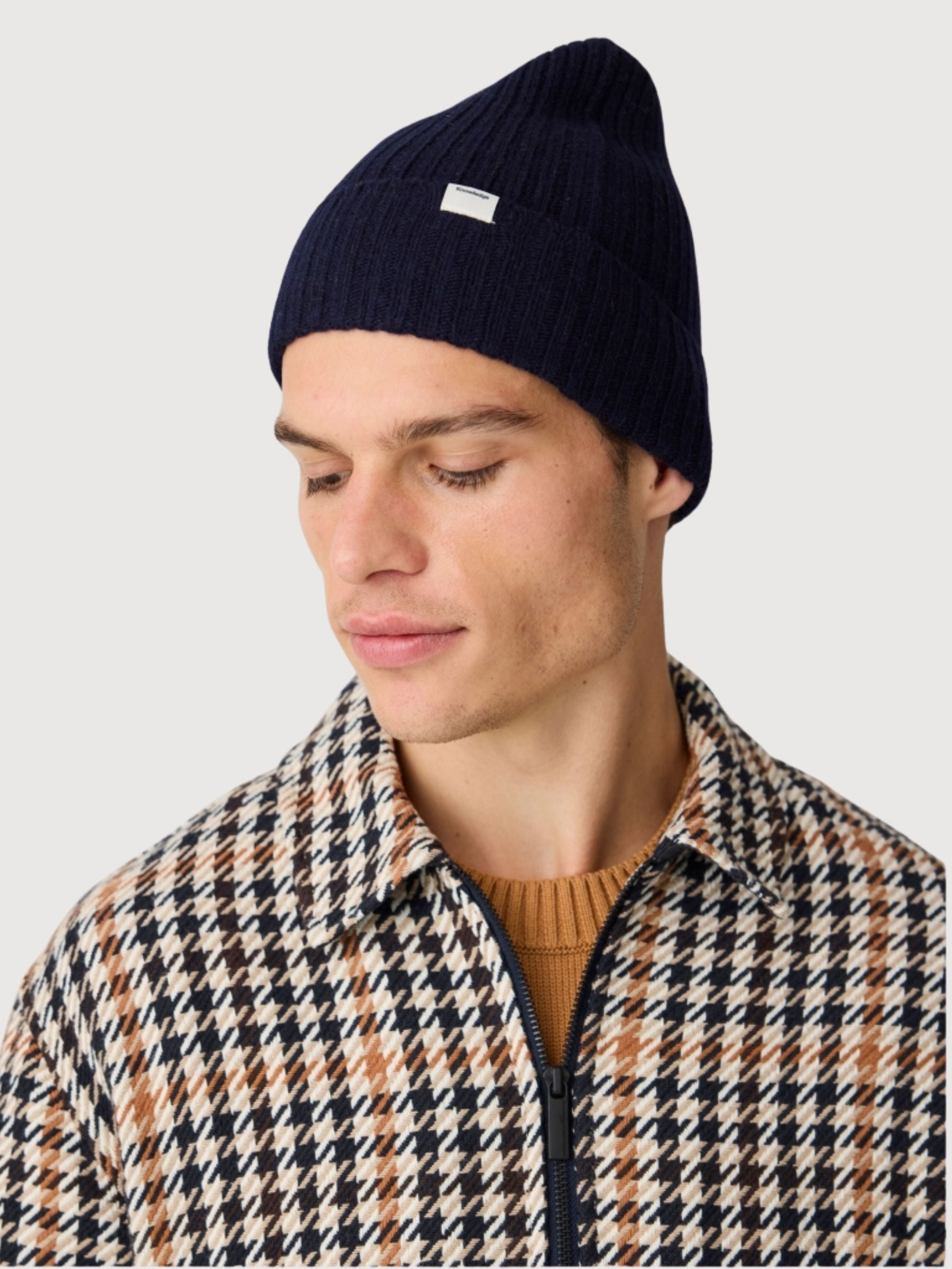 Beanie Rib Totaleclipse | Knowledge Cotton Apparel