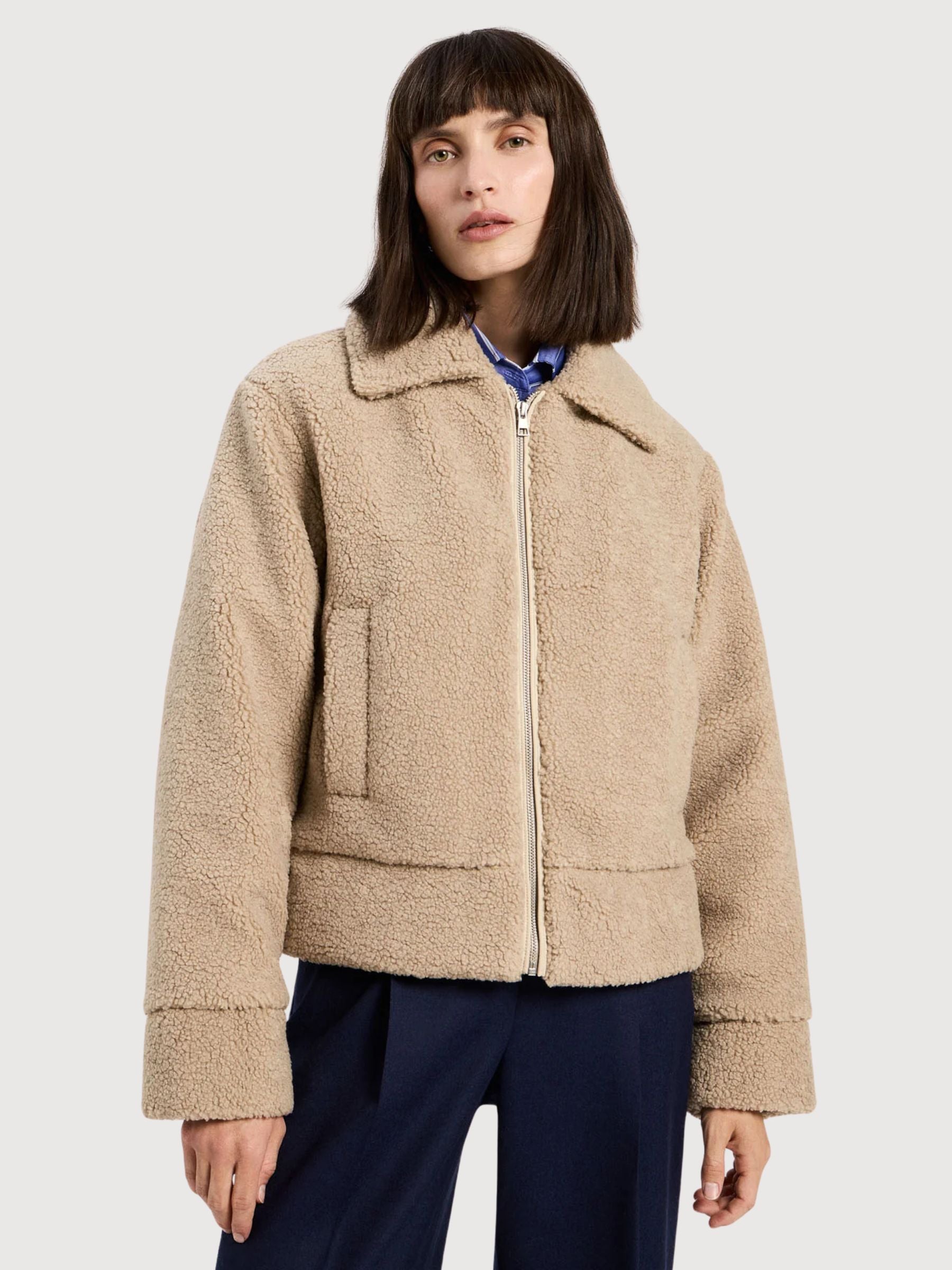 Jacket Teddy Chalk | Lanius