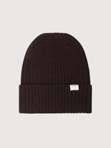 Beanie Rib Chocolate | Knowledge Cotton Apparel