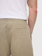 Shorts Pull-On Man LightKhaki Gots Cotton | Mazine