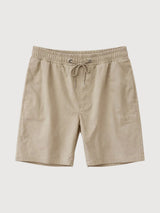 Shorts Pull-On Man LightKhaki Gots Cotton | Mazine