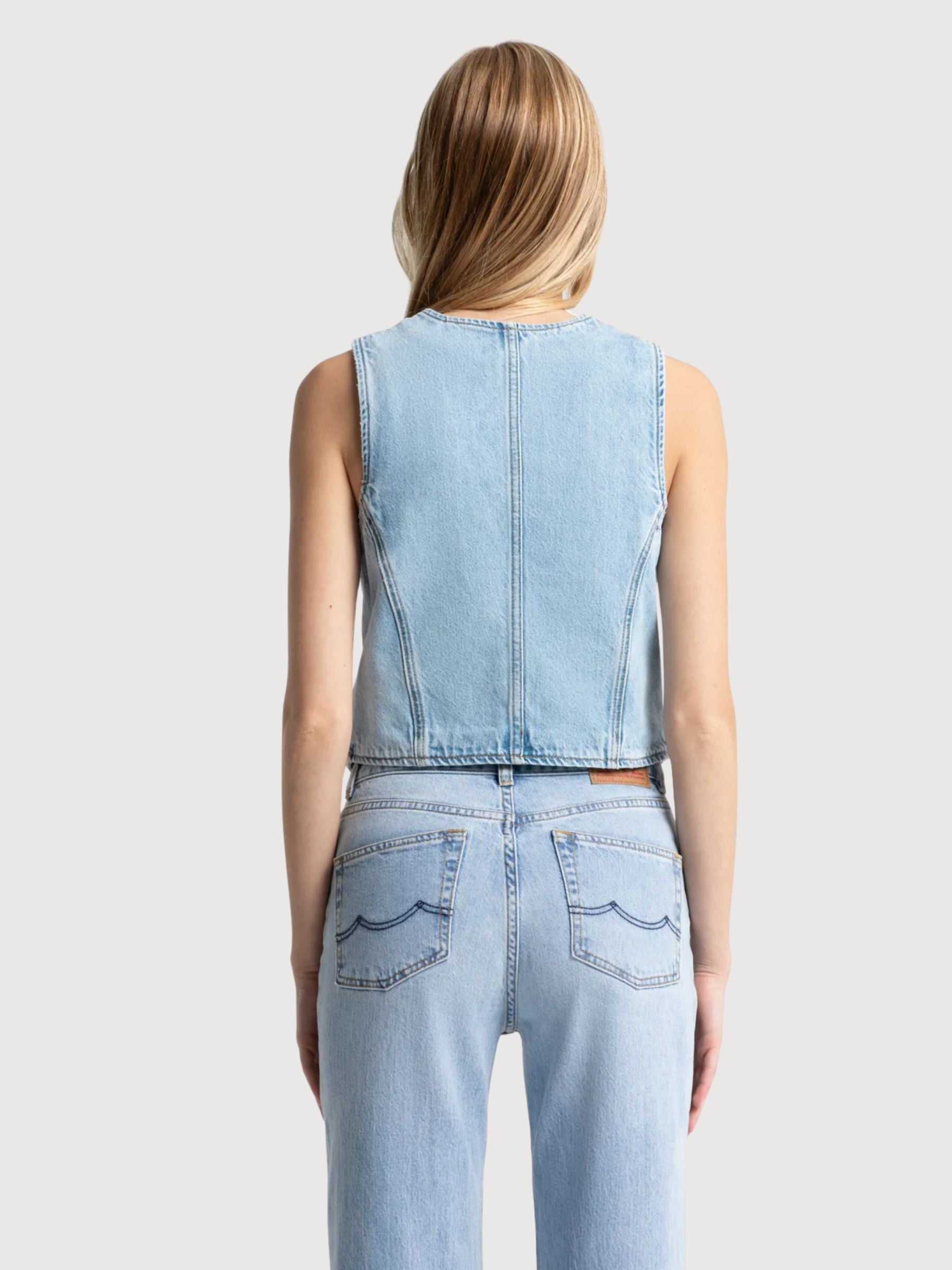 Gilet Brunheld Donna Blu Reef | Kings Of Indigo