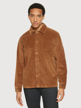 Hemd Overshirt Braun Herren | Knowledge Cotton Apparel