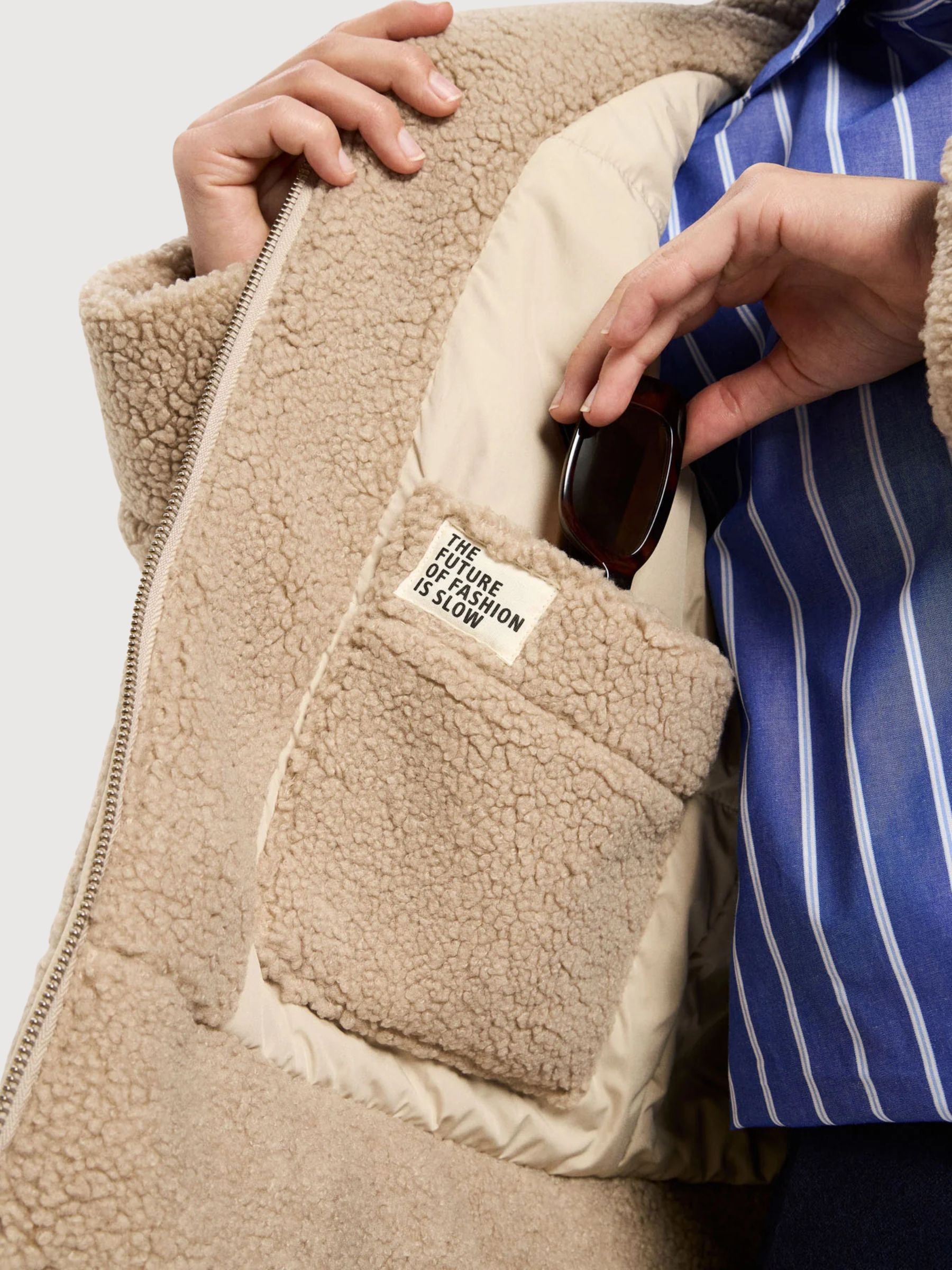 Jacket Teddy Chalk | Lanius