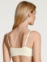 Natural Skin Bustier White Tencel | Calida