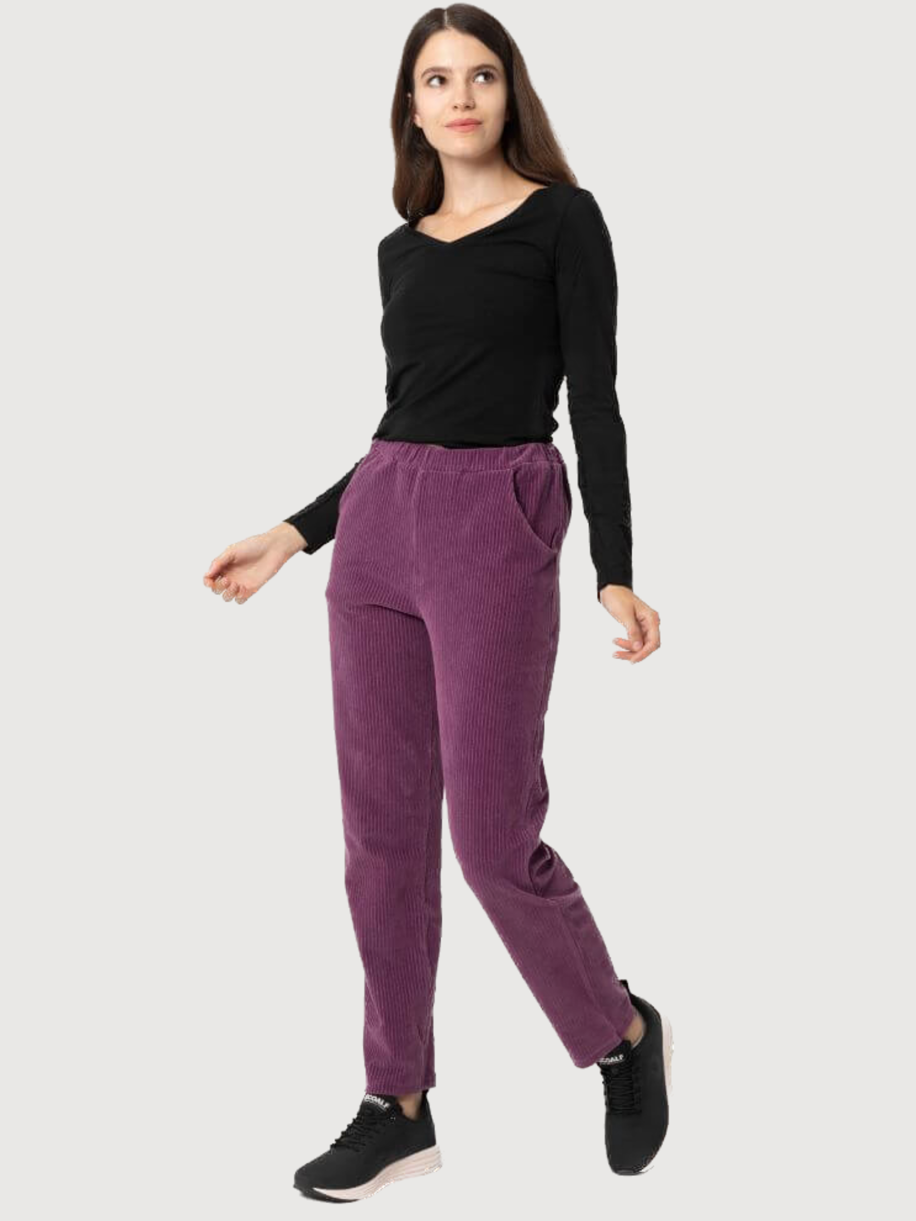 Kali Trousers Corderoi  Viola | Cora Happywear