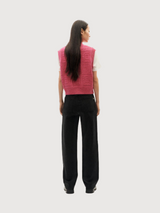 Mica Knitted Vest Pink | Thinking Mu