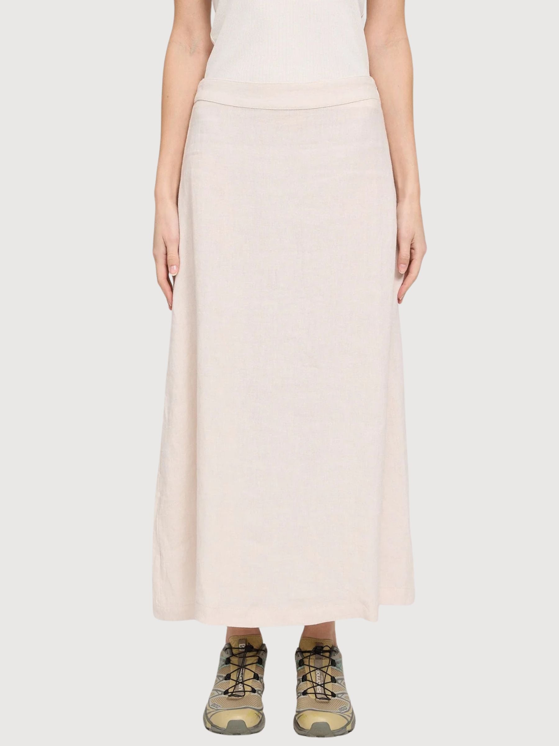 Skirt Midi Linen Moon | Mazine