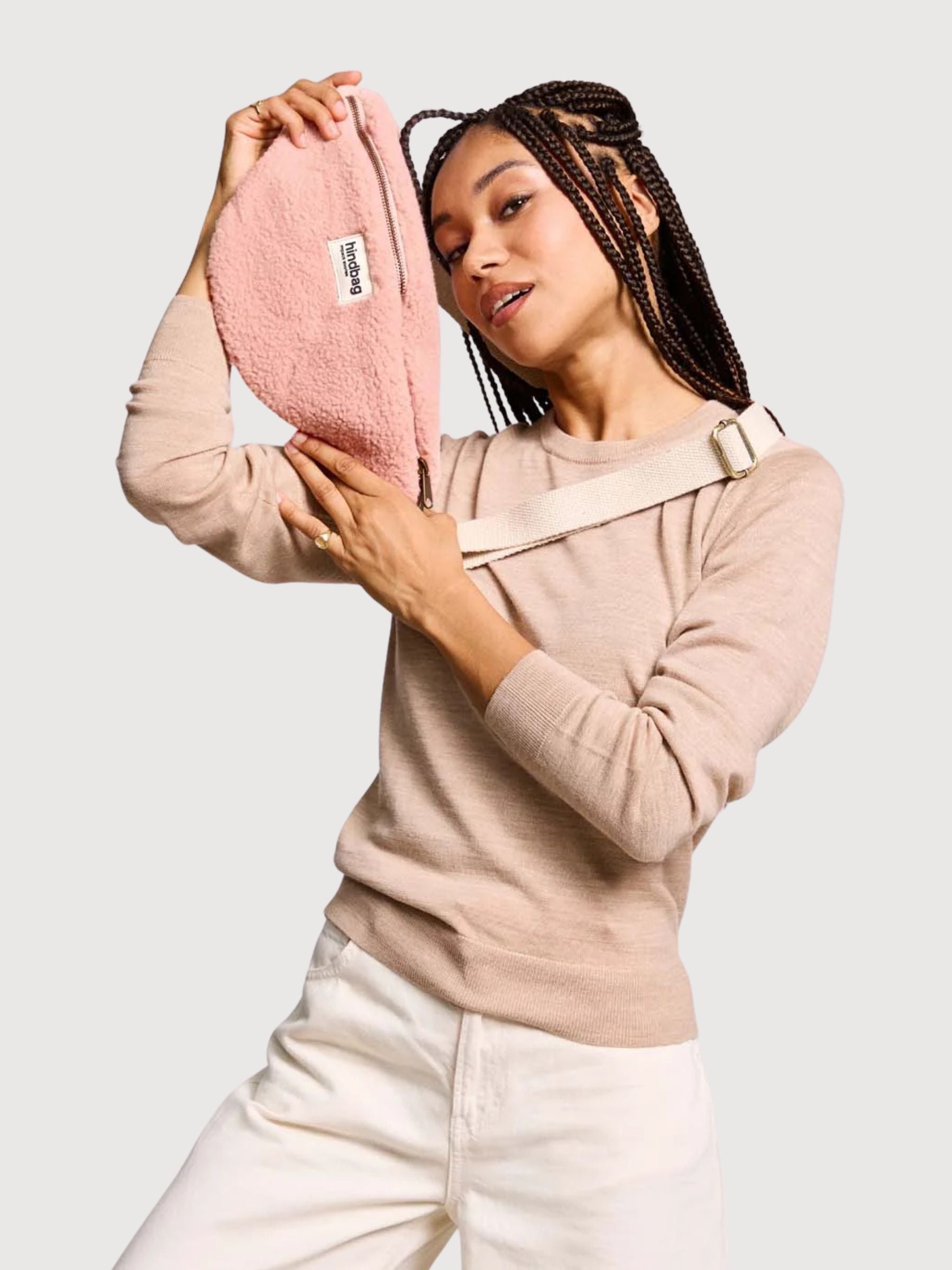 Gürteltasche Sasha Teddy Pink | Hindbag