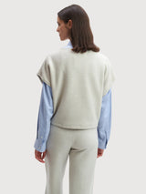 Shirt Evi Woman Ecru Merino/Cotton | Stapf