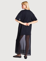 Jersey Dress Lacerta Black | Jan N June