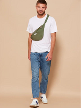 Belt Bag Sasha Olive In Organic Cotton | Hindbag