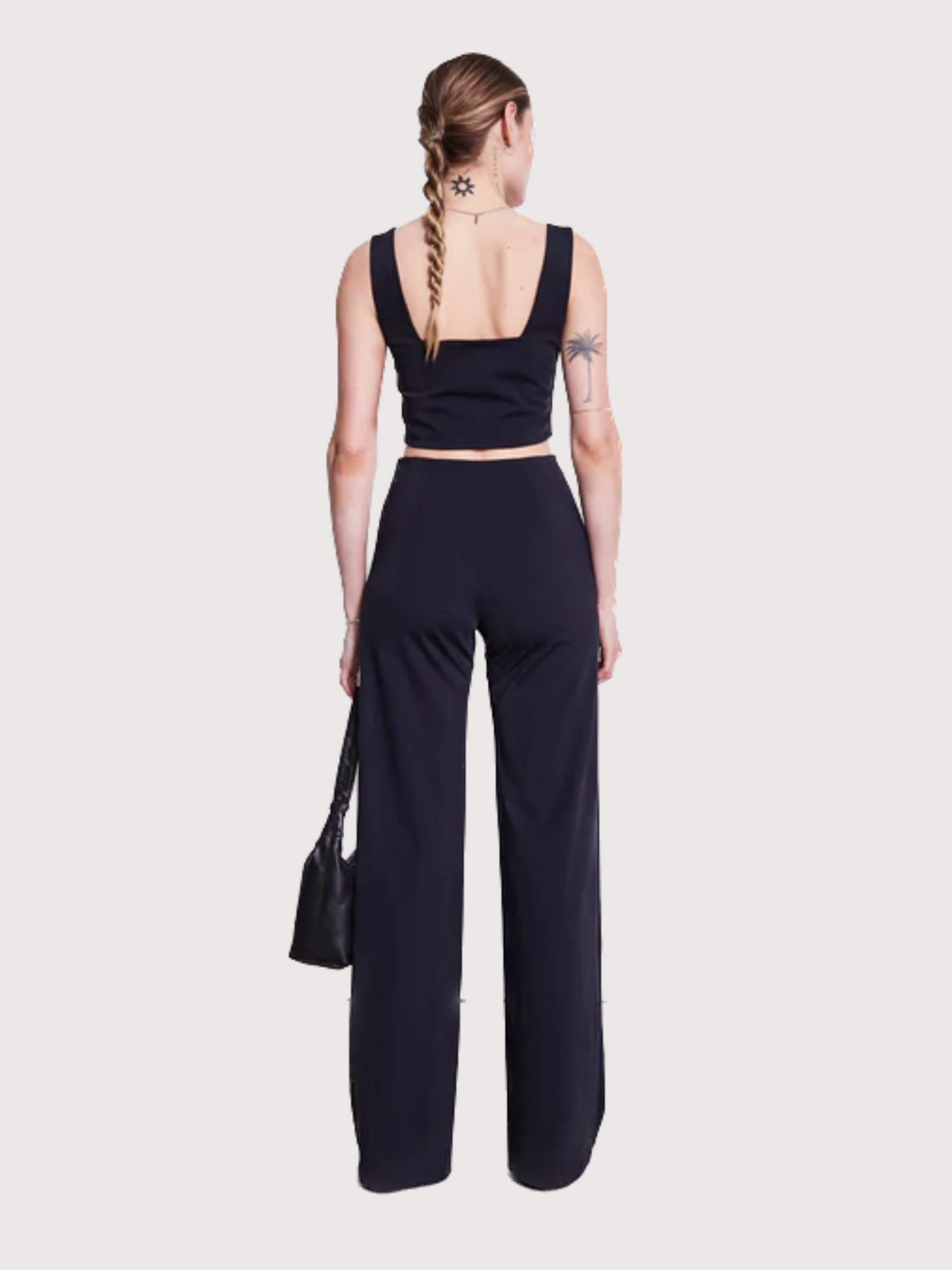 Marlene Black Woman Wide trousers | Jane N June