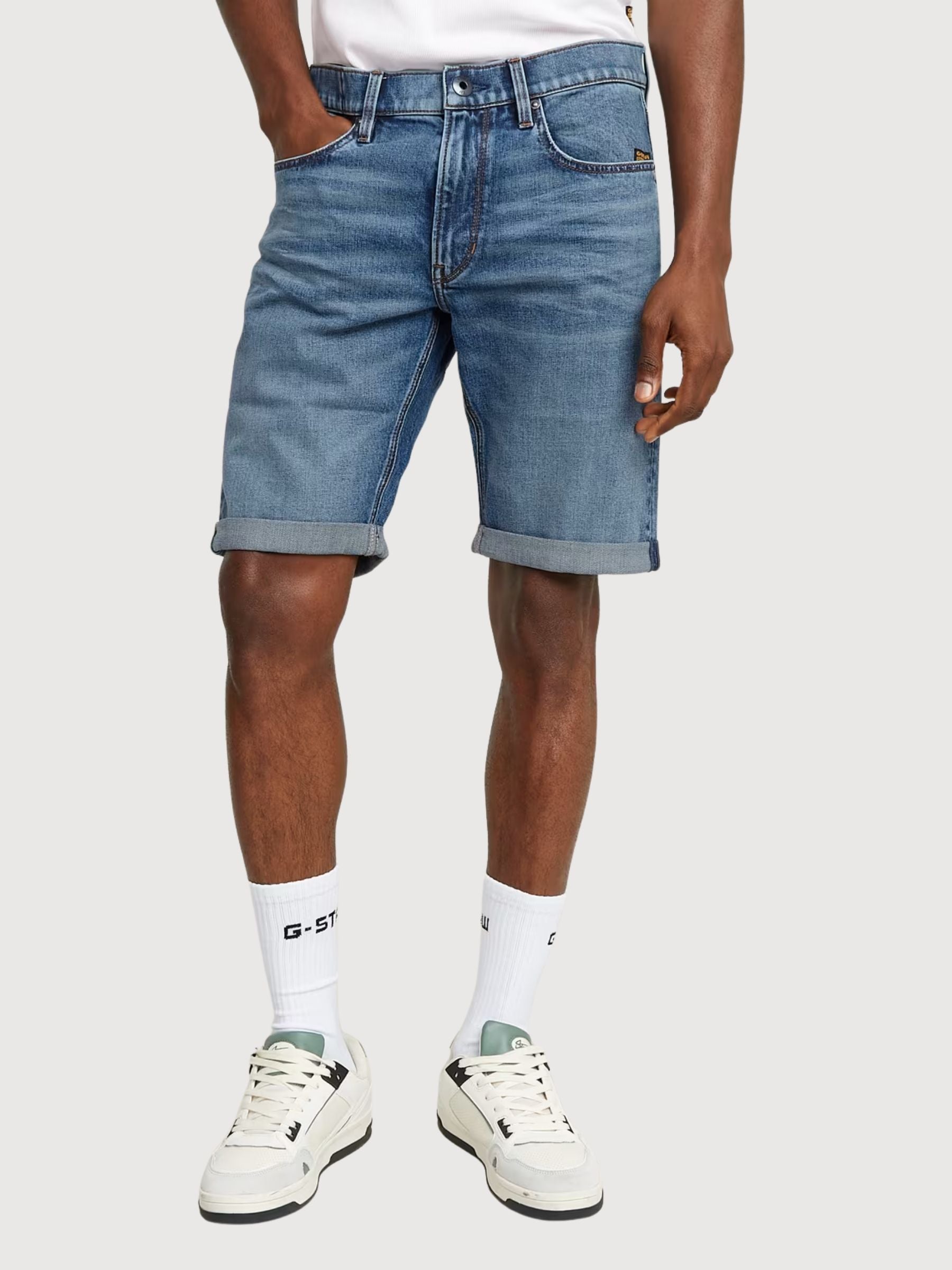 Pantaloncini Jean Mosa Man Faded Cascade | G-Star