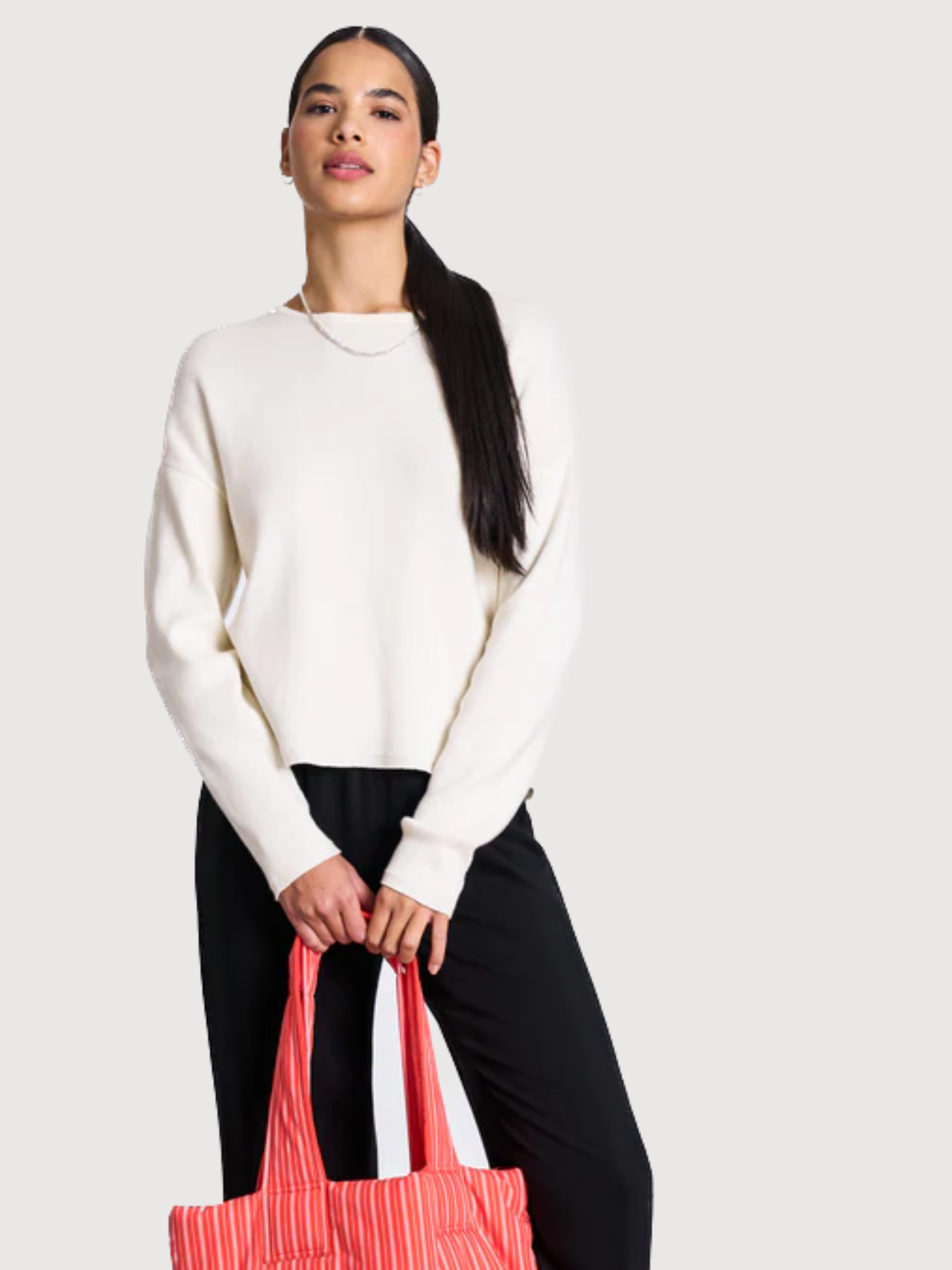 Williamsburg Pullover White Organic Cotton | Gennaio e giugno