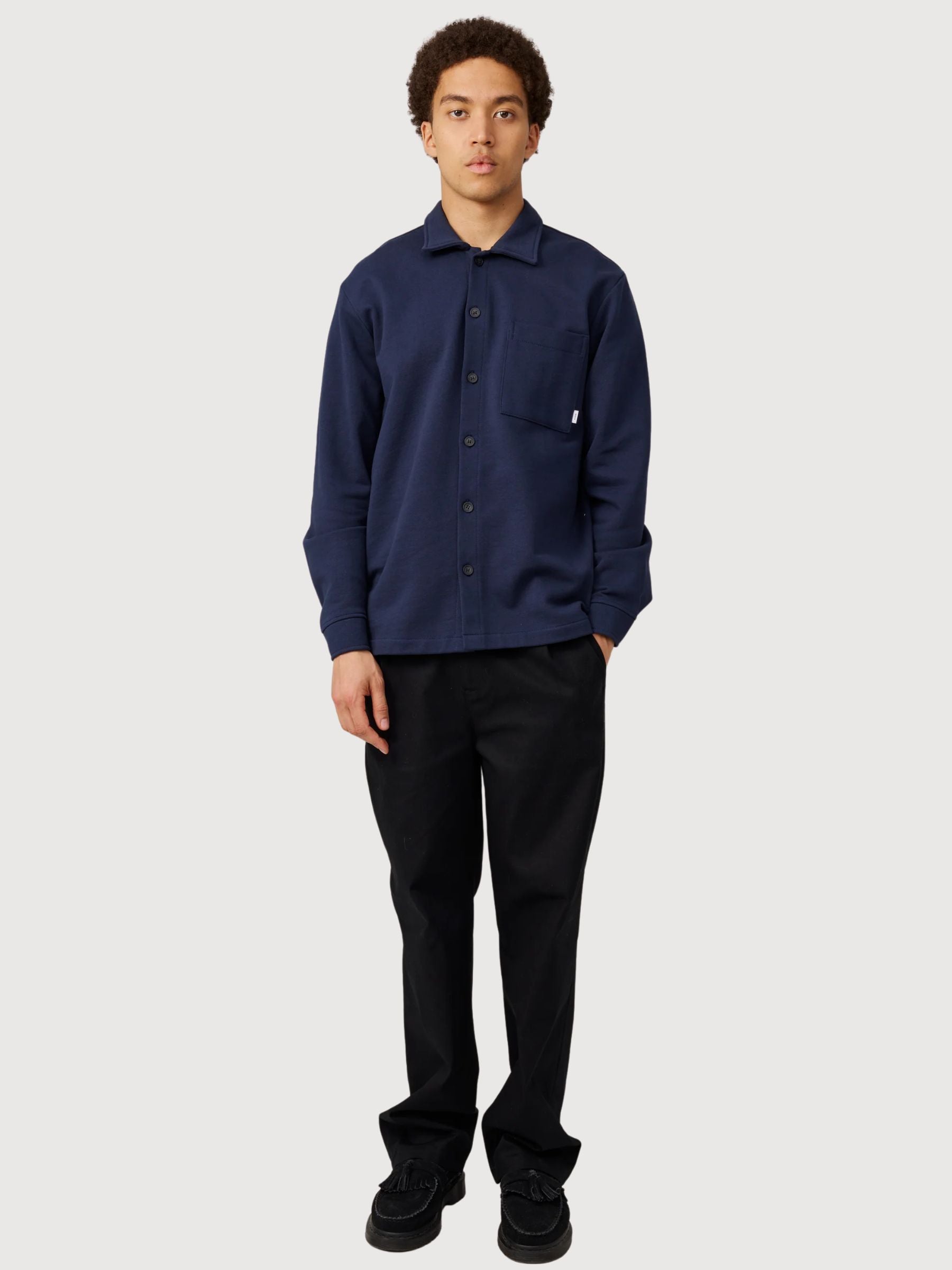 Process Overshirt Dunkelblau | Makia