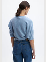 Pullover Nena Azzuro Woman Cotton/Wool | Stapf