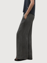 Pantaloni Mosa nero lino| Ecoalf