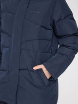 Giacca Waves Quilt Blu Scuro Donna | Mazine