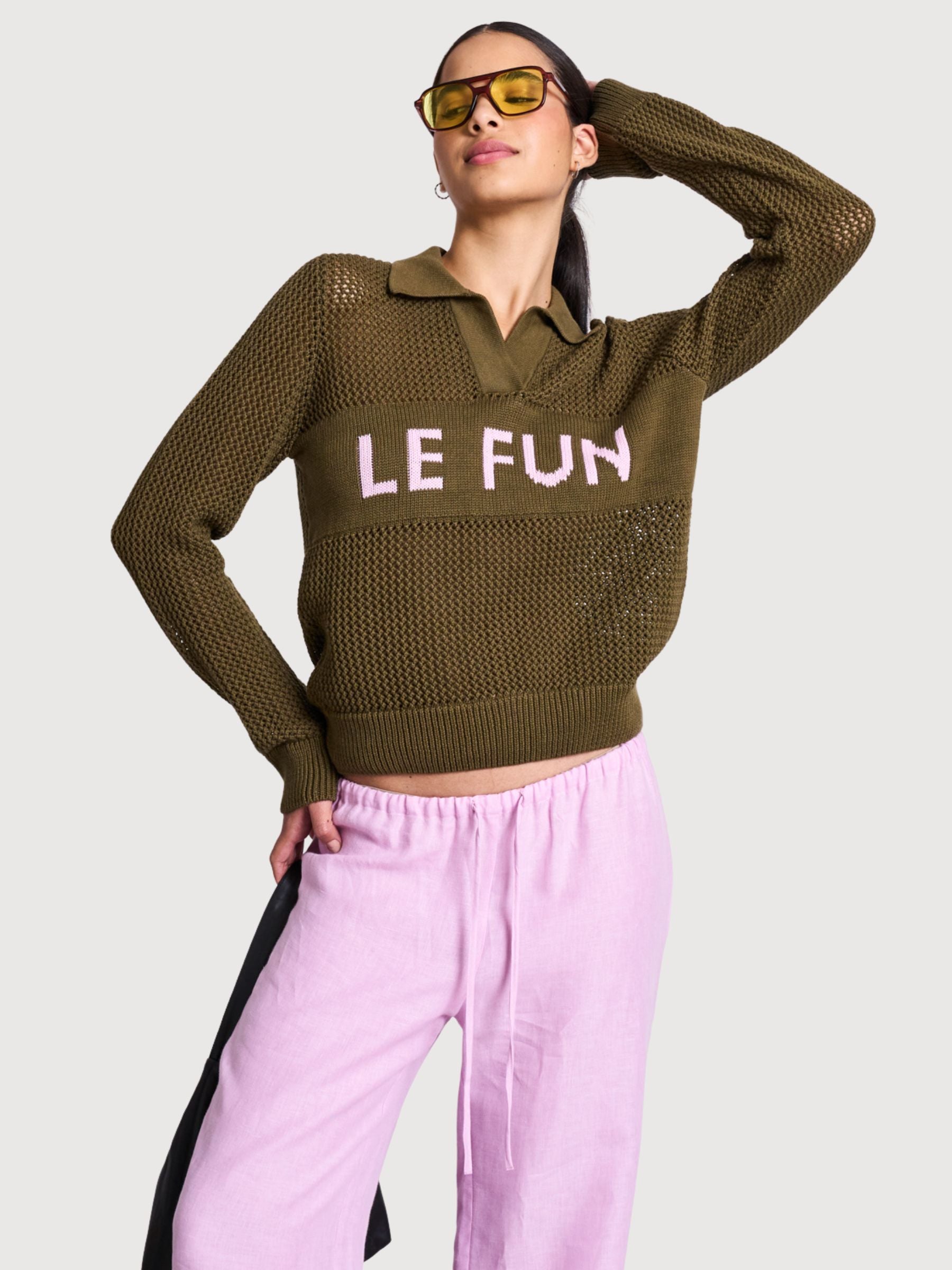 SJOV Light Pink Linen Trousers | Jan N June